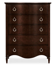 Bella Donna - Five-Drawer Chest - Dark Brown
