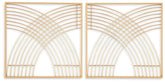 Dalkins - Gold Finish - Wall Decor Set (Set of 2)