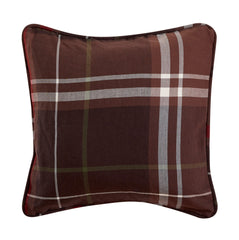 Jackson Plaid Euro Sham, 27" x 27", 1PC