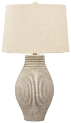 Layal - Beige - Paper Table Lamp