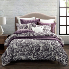 Augusta Toile Comforter Set, Super King, 3PC