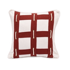 Linen Rope Pillow, 18" x 18", 1PC