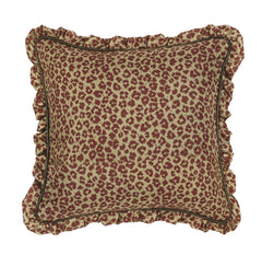 Austin Leopard Euro Sham, 27" x 27"