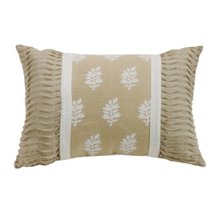 Oblong Rouching Ends Pillow, 16" x 24", 1PC