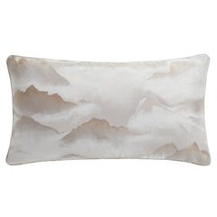 Serenity Modern Jacquard Lumbar Pillow, 14" x 26", Champagne, 1PC
