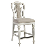 Magnolia Manor - Counter Height Chair - White
