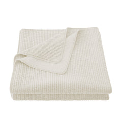 Stonewashed Cotton Velvet Quilt, King, Vintage White, 1PC