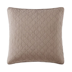 Cotton Comfort Euro Sham, 27" x 27", Mocha, 1PC