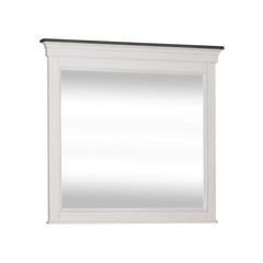Allyson Park - Crown Mirror - White