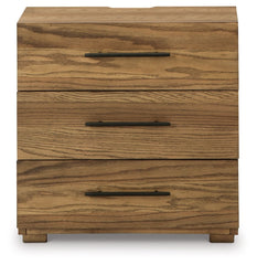 Dakmore - Brown - Three Drawer Night Stand