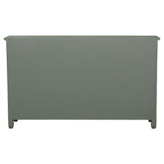 Madeline - 3-Drawer Scrollwork Accent Cabinet - Antique Green