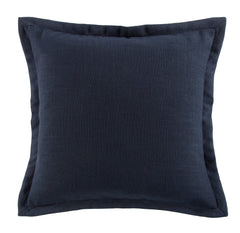 Camden Nubby Navy Euro Sham, 27" x 27", 1PC