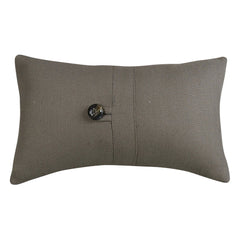 Piedmont Small Gray Taupe Lumbar Pillow, 10" x 17", 1PC