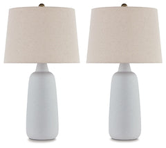 Avianic - White - Ceramic Table Lamp (Set of 2)
