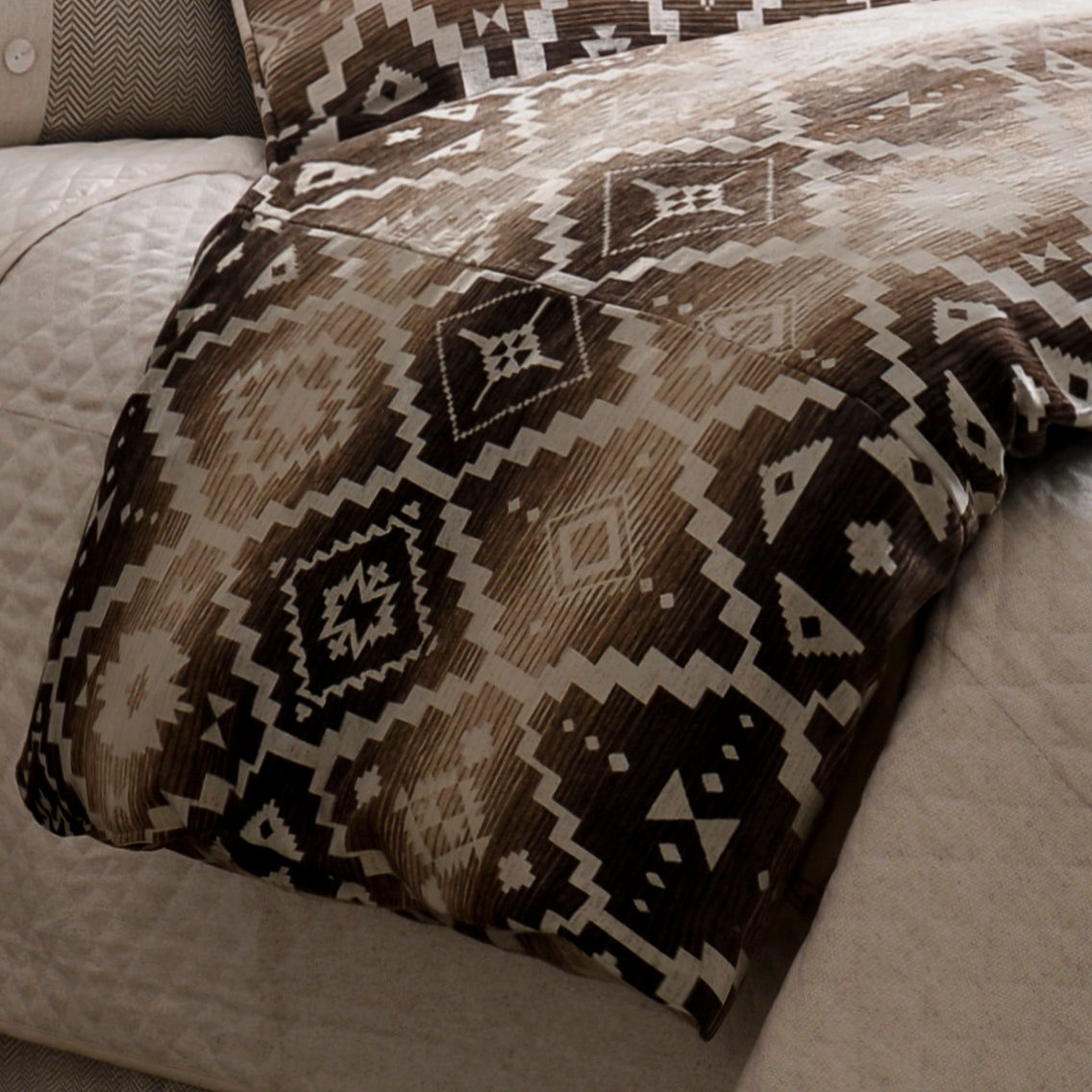 Chalet Aztec Duvet Cover, Super Queen, 1PC