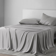Lyocell Sheet Set, Queen, Gray, 4PC