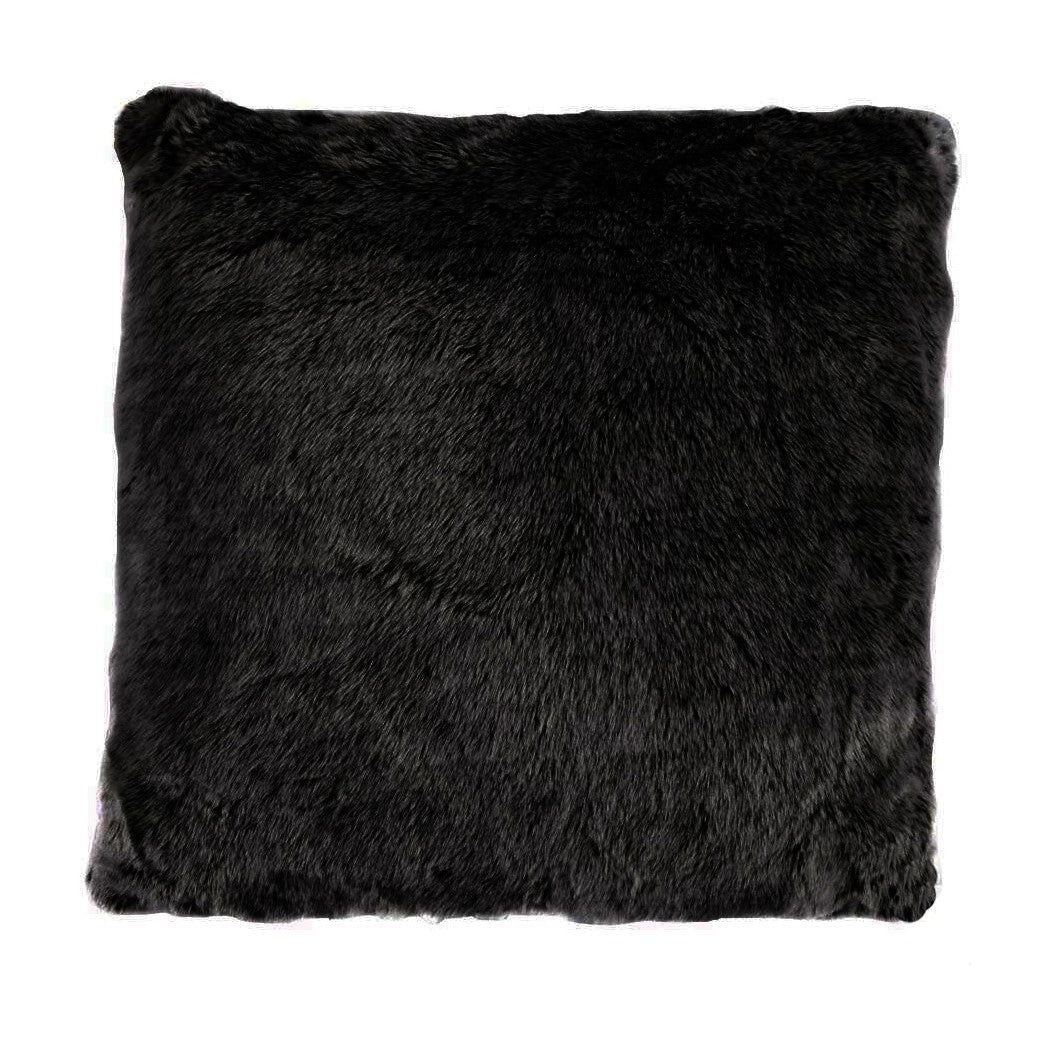 Arctic Bear Mink Euro Sham, 27" x 27", Black, 1PC