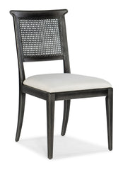 Charleston - Upholstered Seat Side Chair (Set of 2) - Black