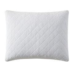 Stonewashed Cotton Gauze Pillow Sham, 21" x 34", Vintage White, 1PC