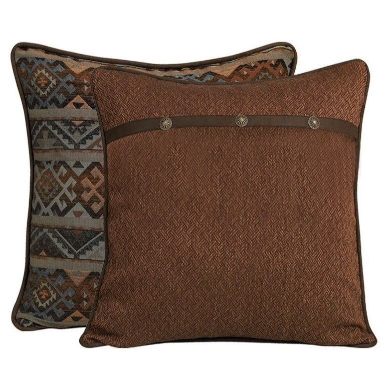 Rio Grande Reversible Euro Sham, 27" x 27", 1PC