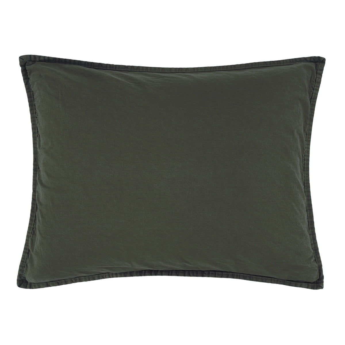 Stonewashed Cotton Canvas Pillow Sham, 21" x 27", Duffle Bag, 1PC