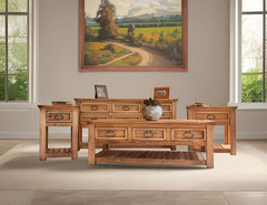 Montana - End Table - Two Tone Light Brown