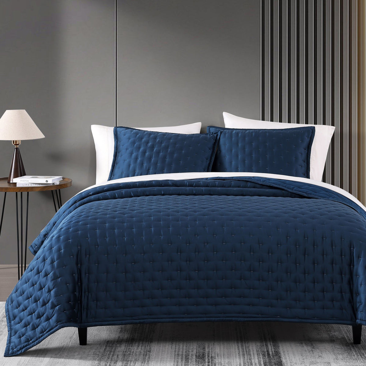 Lyocell Quilt, Full/Queen, Regal Blue, 1PC