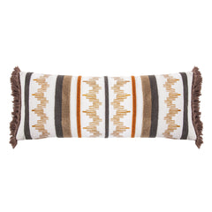 Aria Embroidery Lumbar Pillow, 14" x 36", 1PC