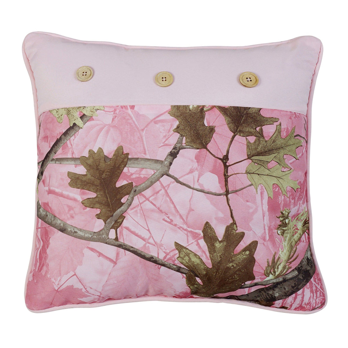 Oak Camo Pillow, 17"x 17", 1PC