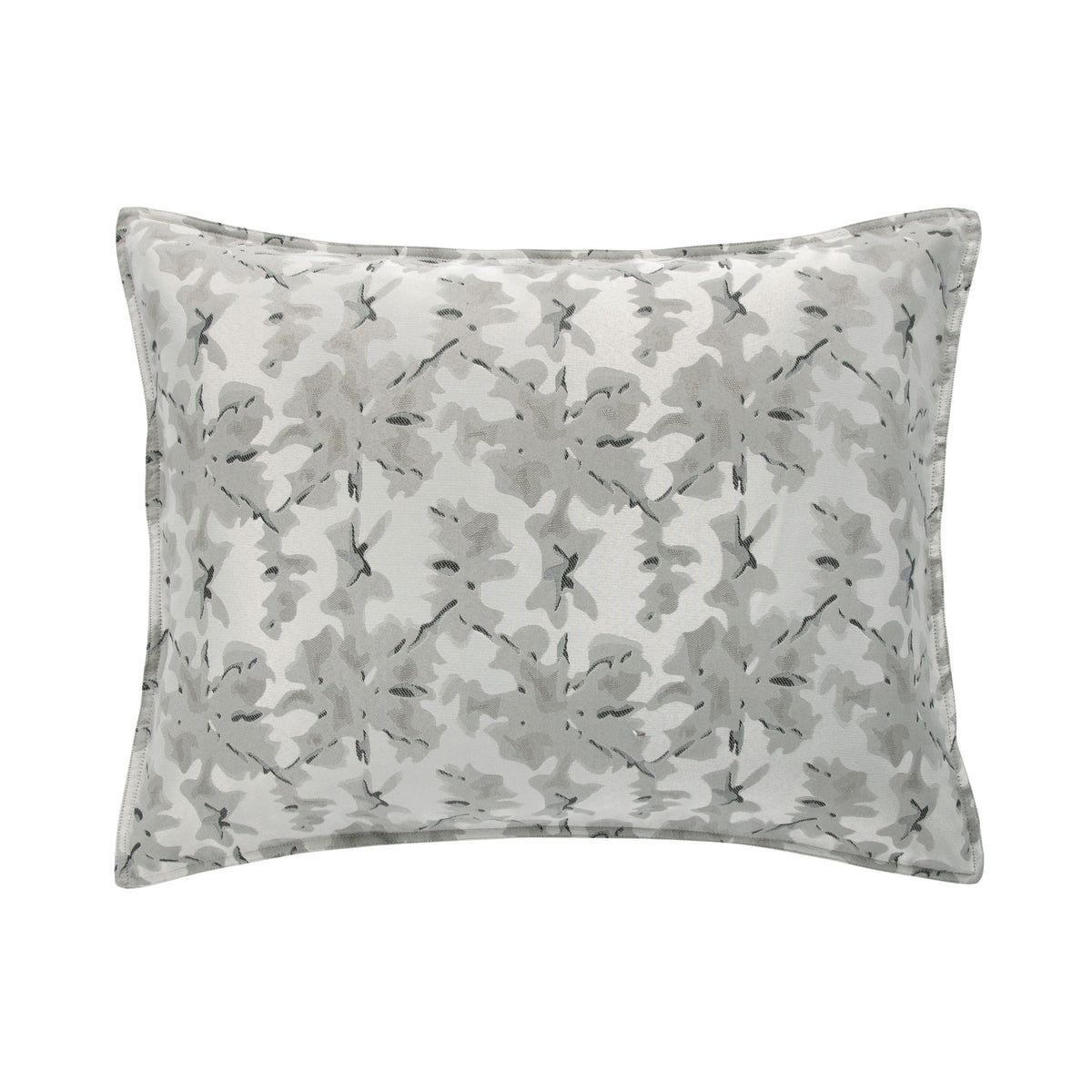 Warshack Silver & Gray Inkblot Pillow Sham Set, 21" x 27", 2PC
