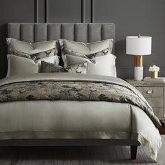 Pastoral Jacquard Duvet Cover Set, Super King, Champagne, 3PC