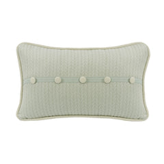 Belmont Decorative Trim Accent Buttoned Pillow, 13" x 22", 1PC