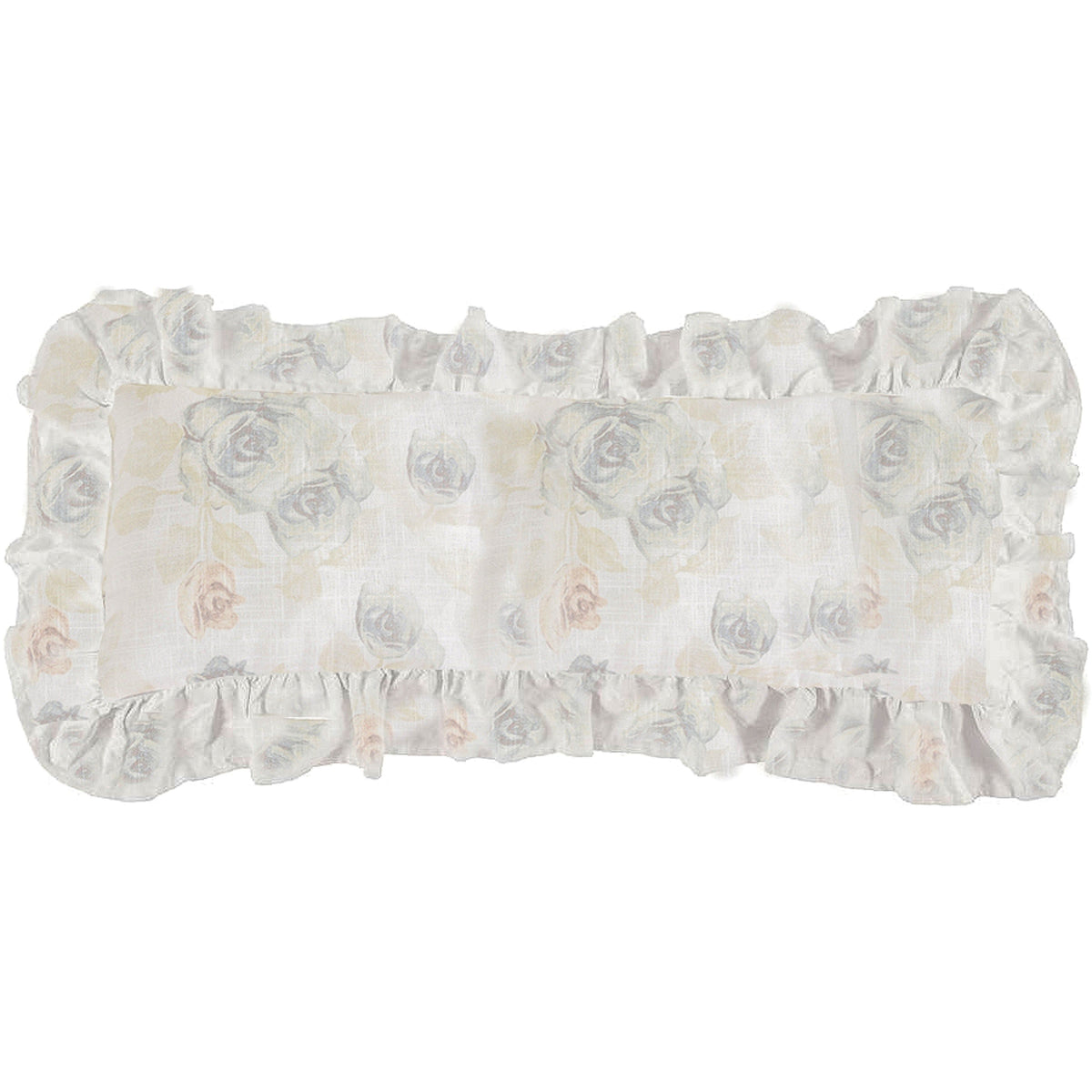 Rosaline Ruffled Pillow, 14" x 36", 1PC