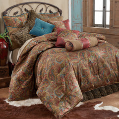 San Angelo Comforter Set, Full, Leopard, 4PC