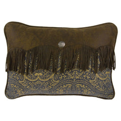BV Concho & Fringe Pillow, 16" x 21"