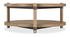 Vineyard Row - 44" Round Cocktail Table - Light Brown