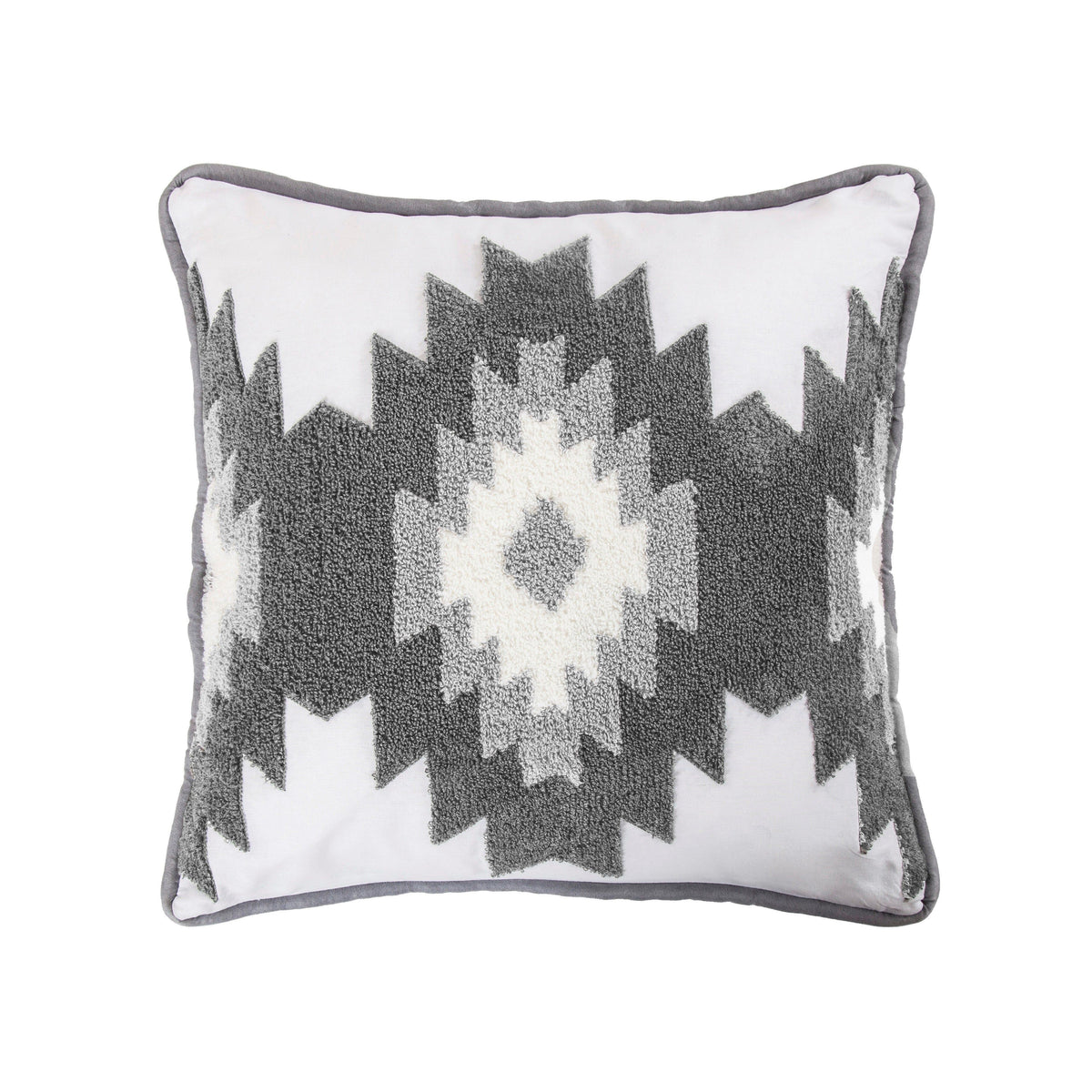 Free Spirit Crewel Embroidered Throw Pillow, 18" x 18", 1PC
