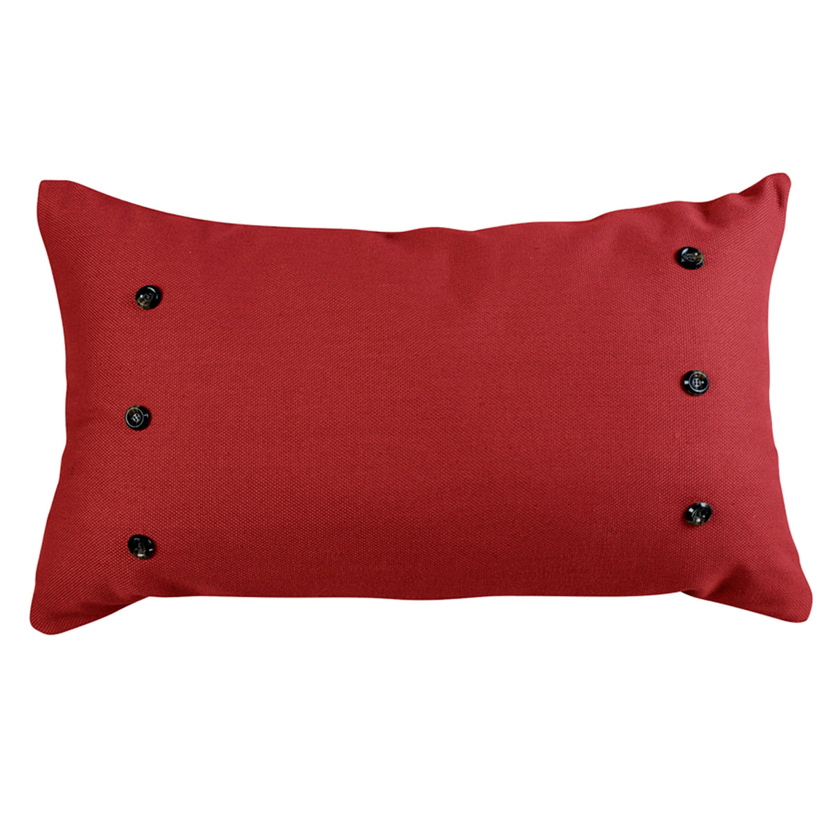 Prescott Large Oblong Lumbar Pillow, 34" x 21", Red, 1PC