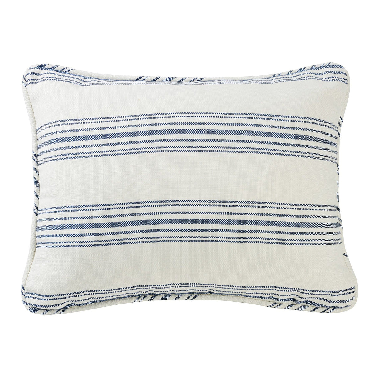 Prescott Stripe Pillow Sham, 21" x 34", Navy, 2PC