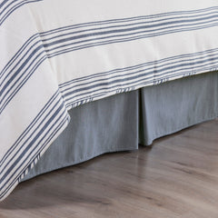 Chambray Denim Bed Skirt, Full, 1PC