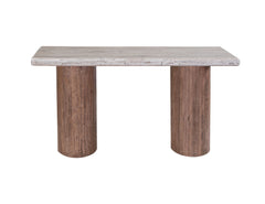 Sahara - Sofa Table - Light Cream / Brown Caramel