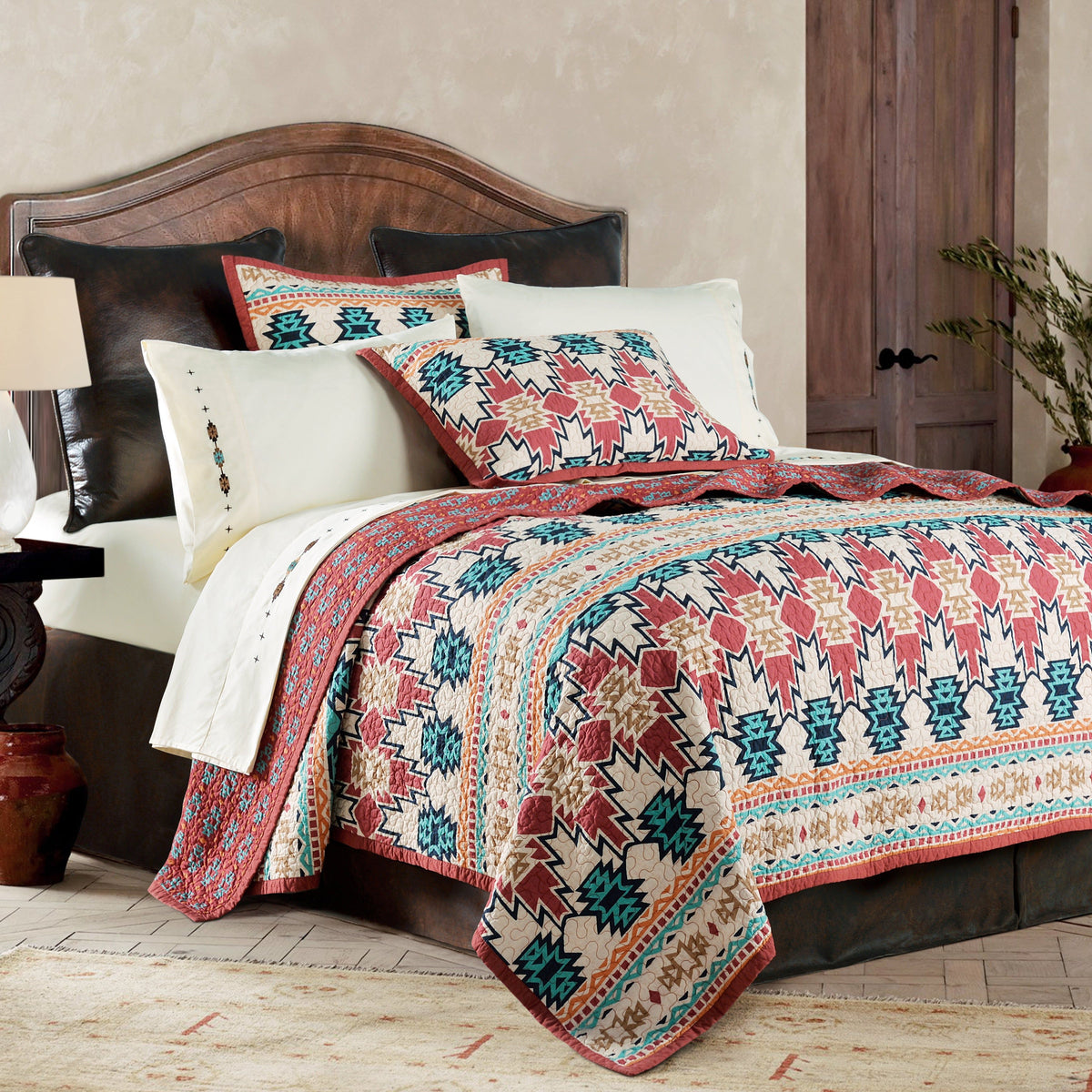 Phoenix Reversible Quilt Set, Twin, 2PC