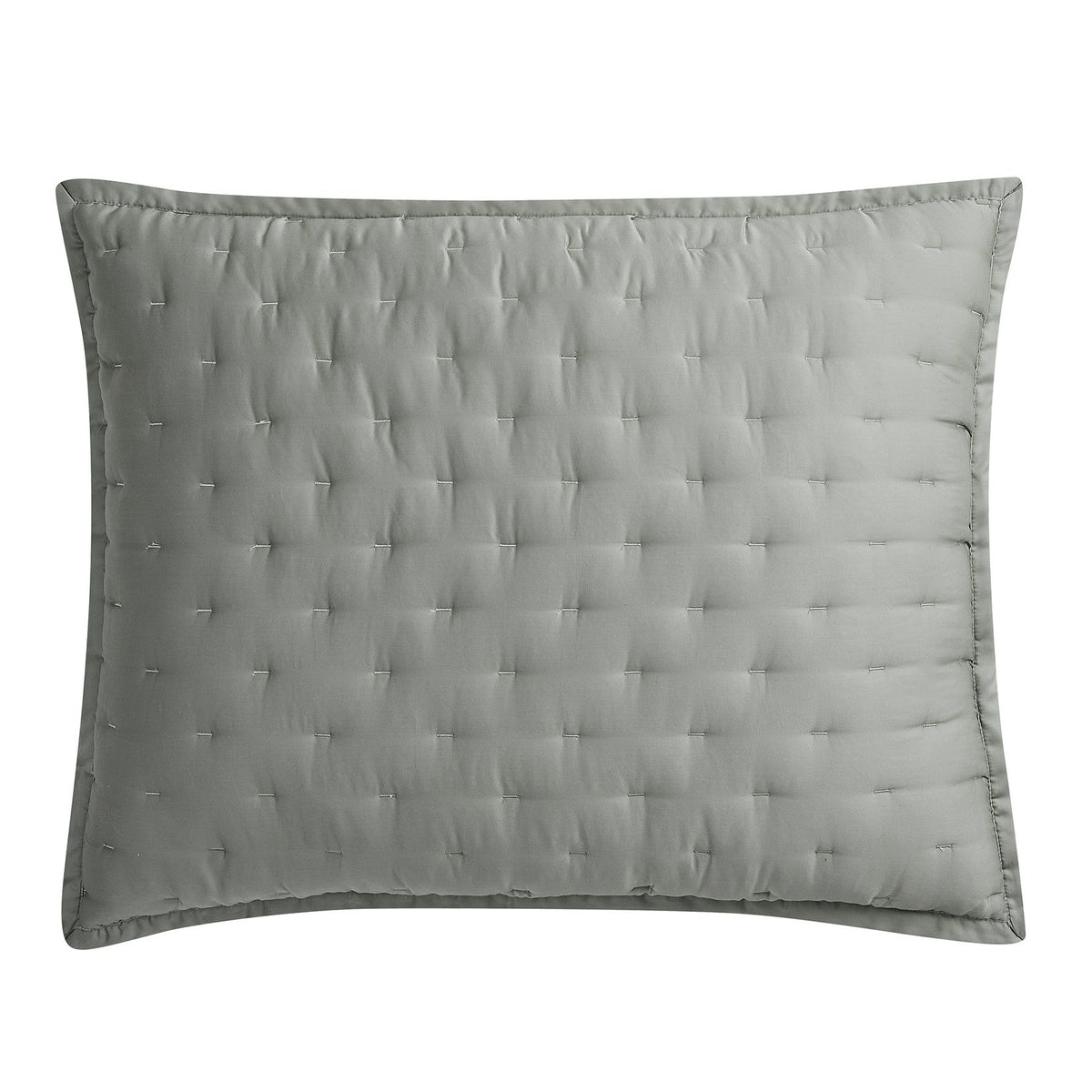 Lyocell Quilt Pillow Sham Set, 21" x 34", Sage, 2PC