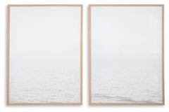 Cashall - Gray - Wall Art Set (Set of 2)