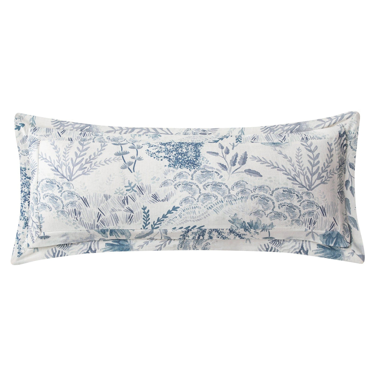 Oceania Lumbar Pillow, 14" x 36", Blue, 1PC