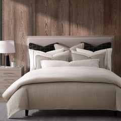 Chenille Herringbone Comforter Set, Super King, Sand, 3PC