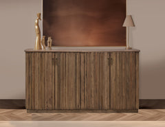 Mezquite - 4 Doors Console - Mezquite Brown