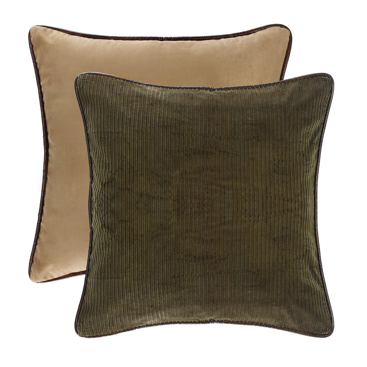 Plush Reversible Euro Sham, 27" x 27", 1PC