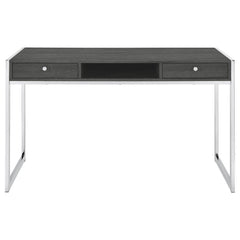 Wallice - 2-Drawer Writing Desk - Weathered Gray