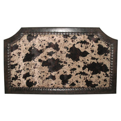 Faux Cowhide Headboard, Queen